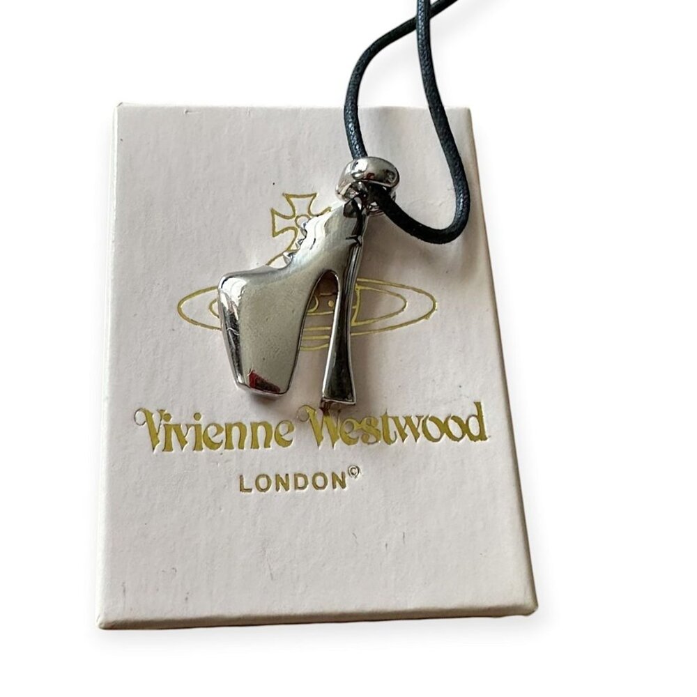Vivienne Westwood Vintage Platform Shoe Pendant Necklace Rare 1990s Collectibl